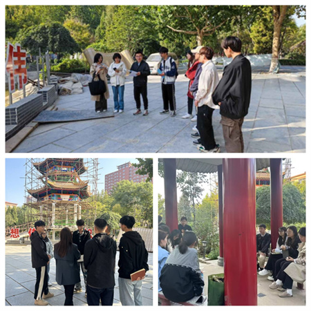 beat365官网古亭施工工艺学习- 艺术学院环境设计专业学生感受传统建筑魅力（二）