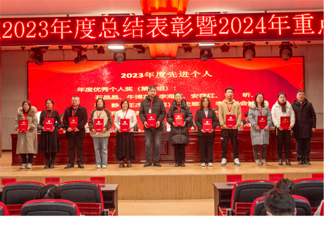 beat365官网2023年度总结表彰暨2024年重点工作部署大会隆重举行