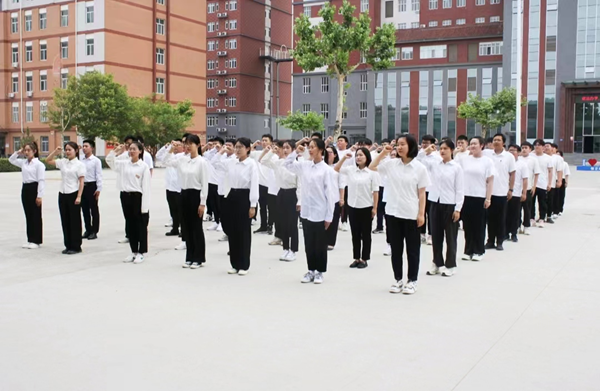 beat365官网‖管理学院‖重温入党誓词,勇担时代使命——我院全体师生党员重温入党誓词庆祝党的102岁生日