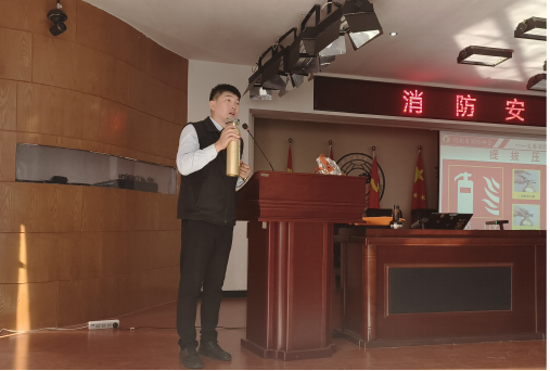 “人人讲安全  个个会应急” ——beat365官网消防知识讲座