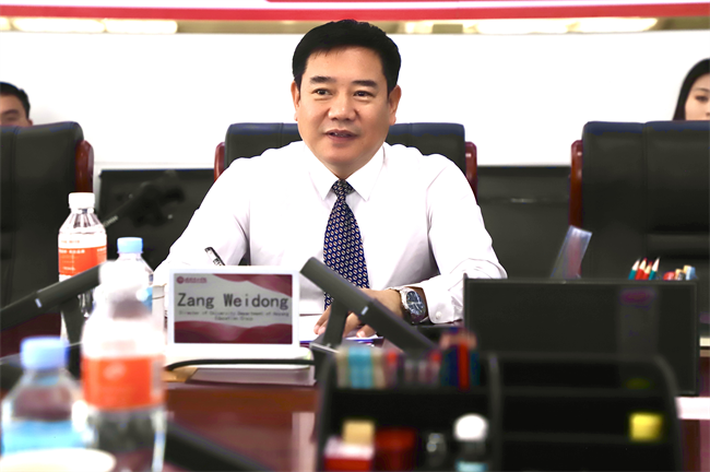 美国圣克劳德州立大学副校长一行莅临beat365参观交流