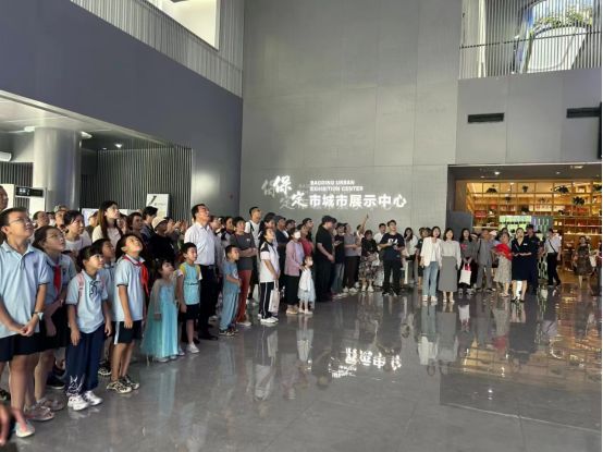 社会实践（二十一）|感受城市发展，体会变迁之美——beat365官网“暑期三下乡”赴保定市城市展示中心参观学习