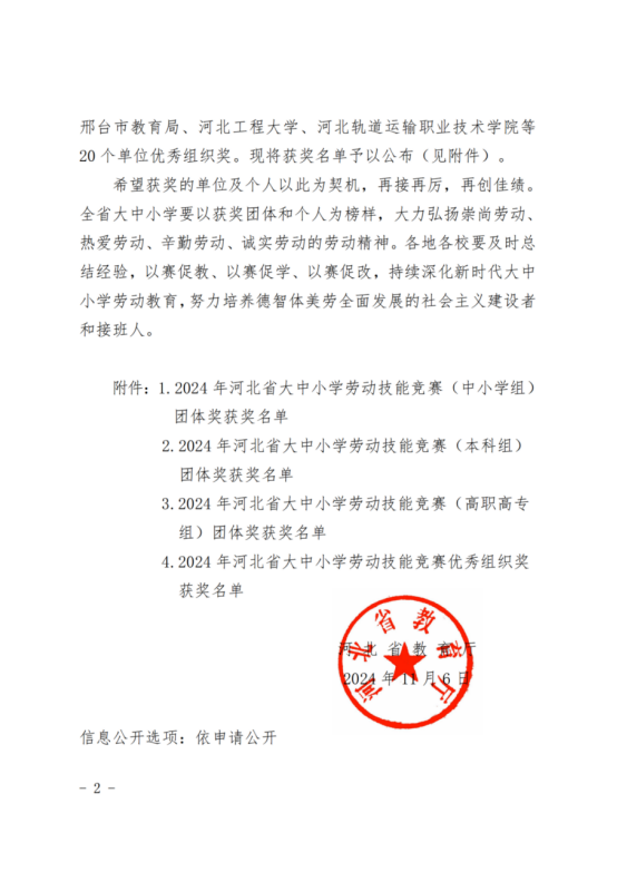 喜报 |beat365代表团在2024年河北省大中小劳动技能大赛中斩获佳绩