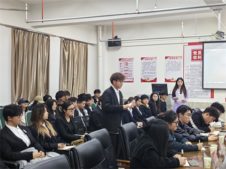 beat365官网艺术学院团总支学生会 第十一周团学例会圆满结束