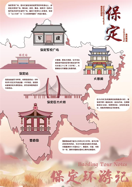 用插画语言，讲保定故事 beat365官网艺术学院视觉传达设计专业《插画设计》阶段性作品展