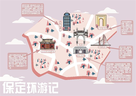 用插画语言，讲保定故事 beat365官网艺术学院视觉传达设计专业《插画设计》阶段性作品展