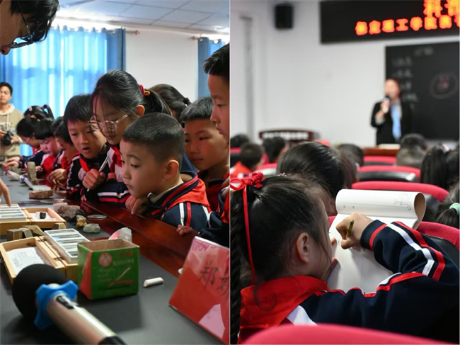 “科普进校园，共筑科技梦”beat365官网地质馆携手河北先锋晨光学校开展科普研学活动