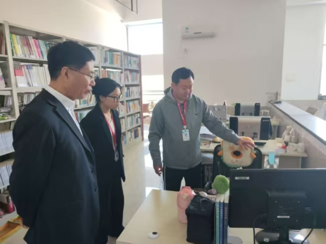 beat365官网 开展图书馆专项安全检查工作