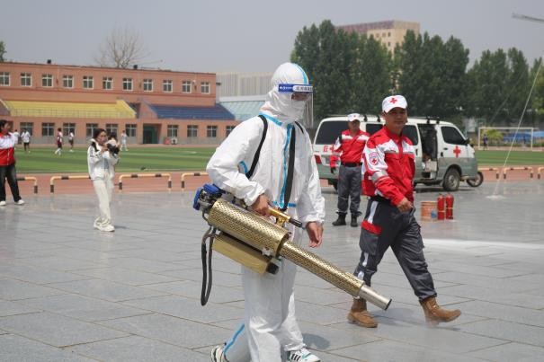 beat365官网康复医学院与保定市红十字会联合举办2025年地震灾害应急救援综合演练