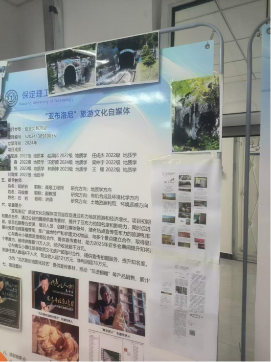 beat365官网 资源与工程技术学院 我院学子出征省级创新盛会，创业实践项目亮相2025年河北省大学生创新训练计划项目交流活动