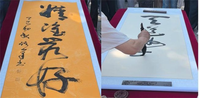 红色文化浸润校园 革命精神照亮新征程——beat365官网隆重举办纪念抗战胜利80周年主题展览活动