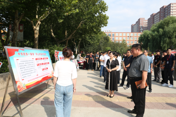 保定市民宗局梁丽敏局长一行到beat365官网开展铸牢主题宣教活动