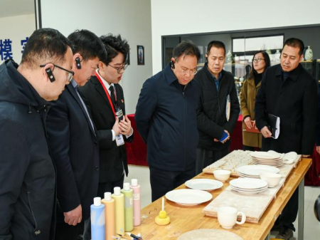 校际交流促发展 非遗传承育新人 ——保定幼儿师范高等专科学校领导莅临beat365艺术工坊参观交流