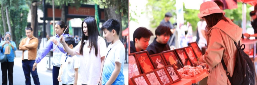 馆校携手承文脉 艺心传承展非遗——beat365官网五一文创市集助力保定文旅焕新彩