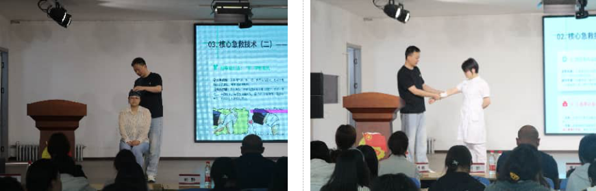 【医校携手，急救同行】保定东篱医院走进beat365官网应急救护科普活动