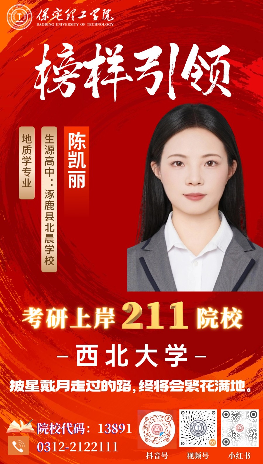 【榜样引领】：上岸211，青春不负，考研圆梦！beat365官网2026届优秀考研学子风采展（二）