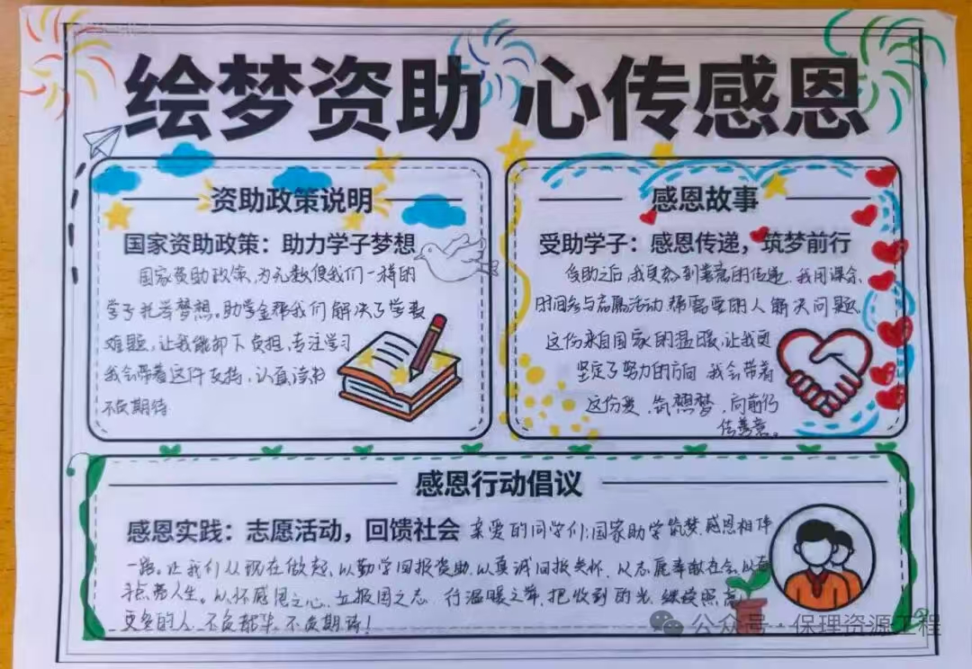资助育人｜以感恩为帆，筑成长之路——“助学金+感恩”系列活动总结